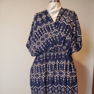 East Adeline Boho Cross Front Dress